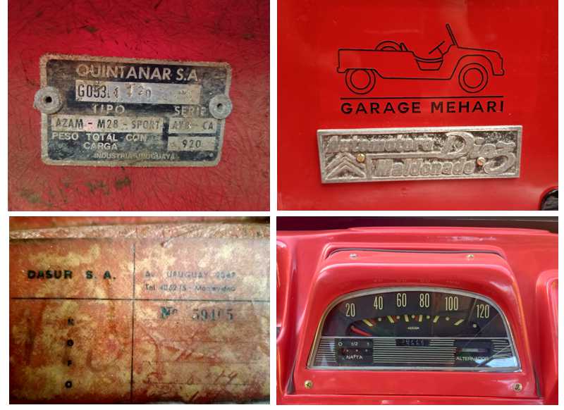 citroen mehari uruguay details